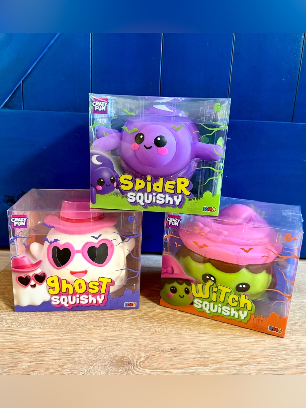 RMS Crazy Fun: Halloween Squishy Trio 👻🕷️🧙 NWT